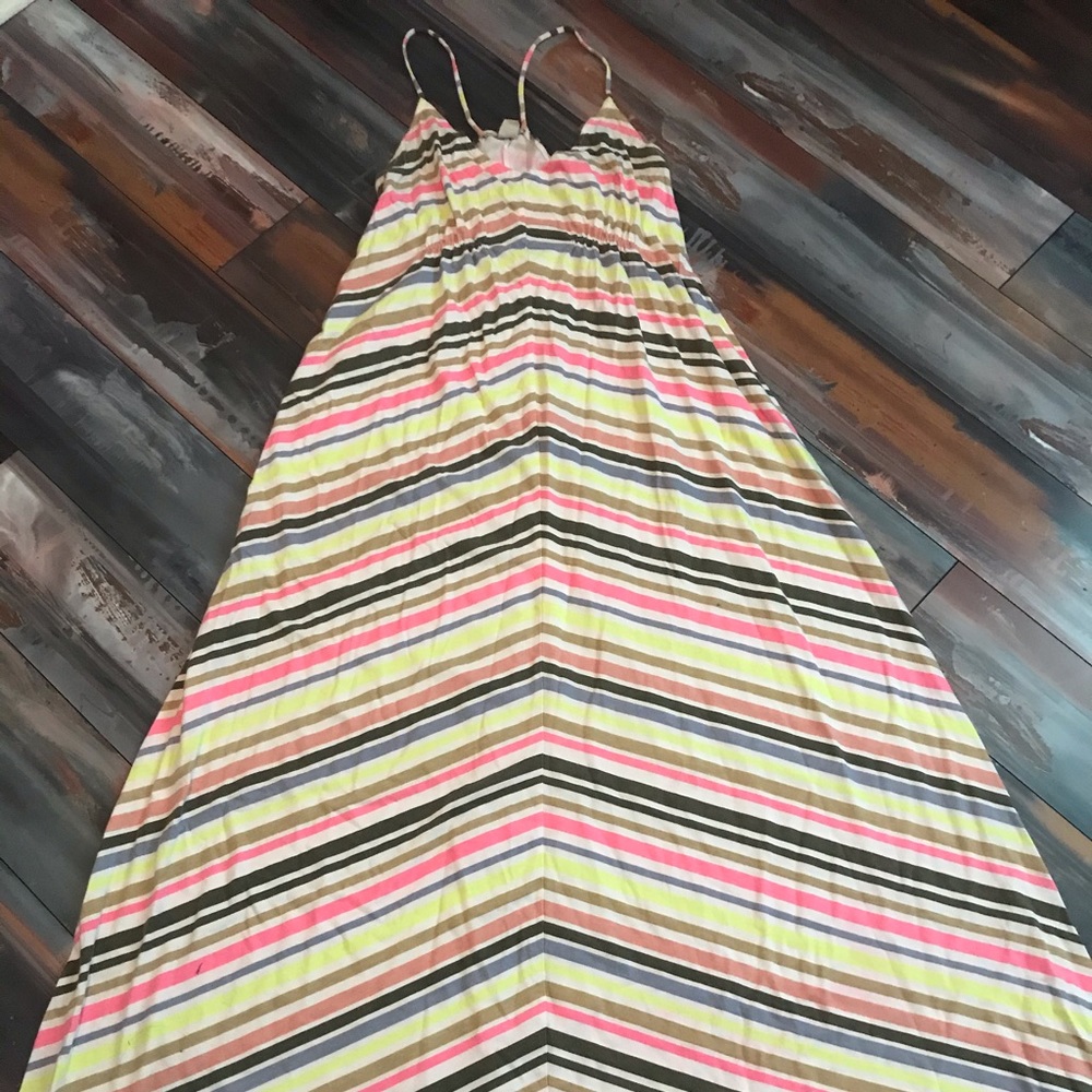 Summer Striped Maxi Dress (Old Navy)